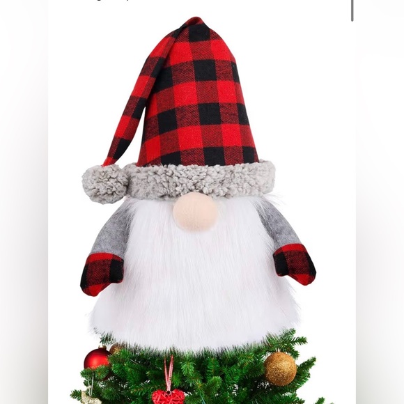 New in box Gnome Christmas Tree topper - Picture 2 of 4